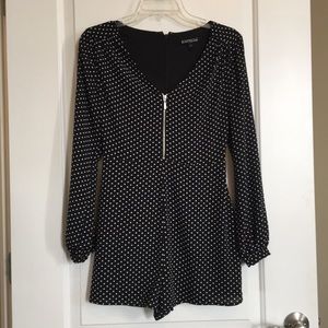 Polka dot romper